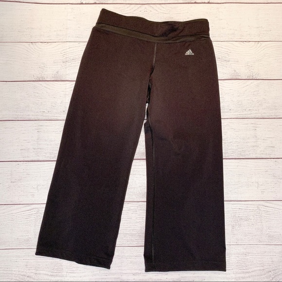 ADIDAS Black climacool yoga pants size S - Picture 1 of 4